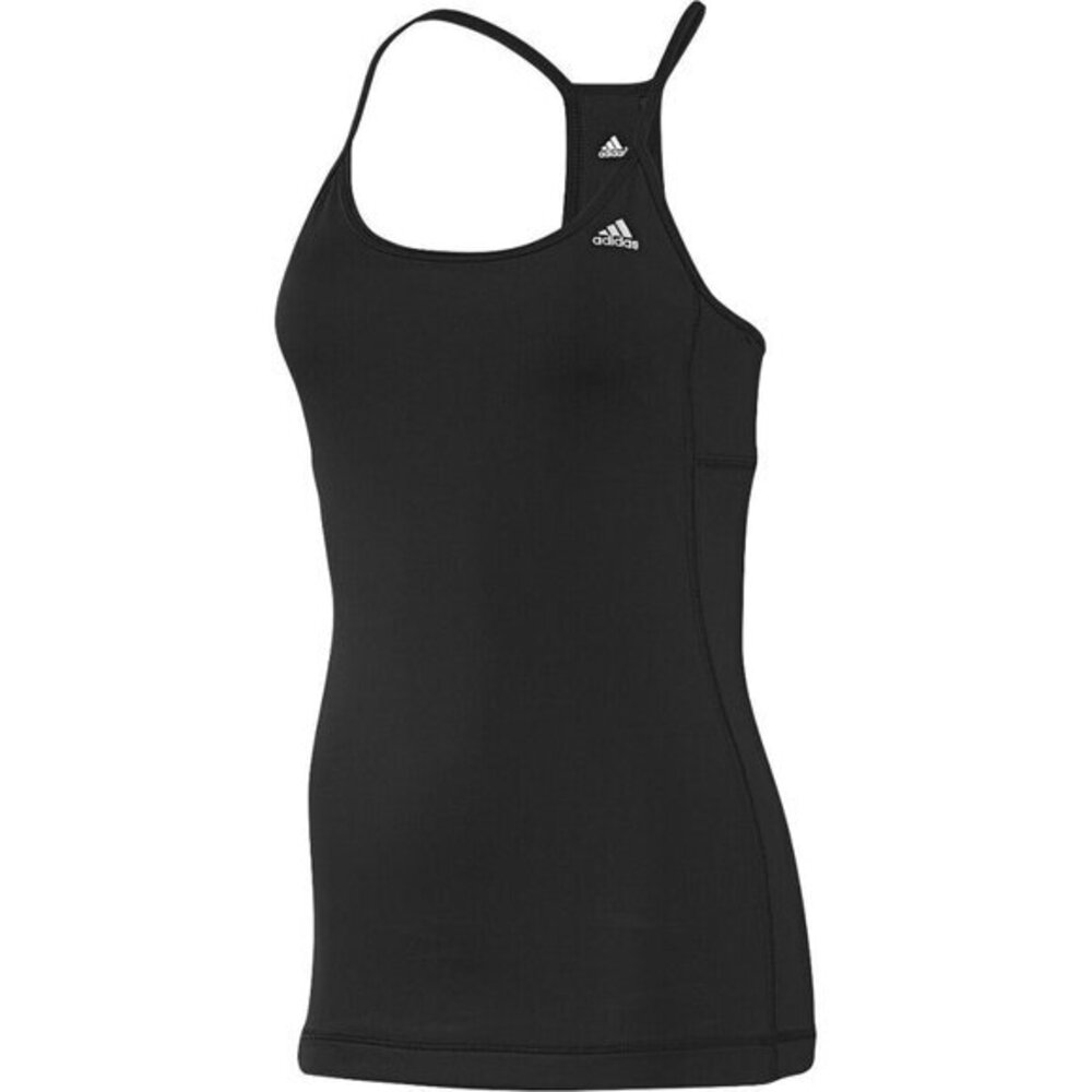 Adidas Clima Essential Strappy tank Top Black SZ S NWT